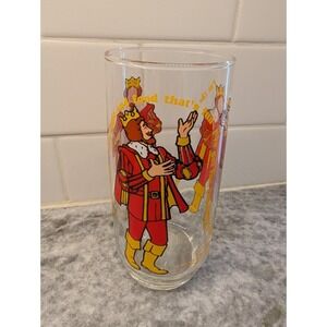 1979 MAGICAL BURGER KING CHARACTER DRINKING GLASS